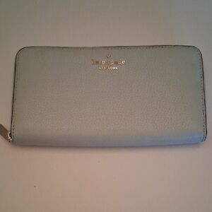 kate spade Leila Large Continental Wallet in Teacup Blue